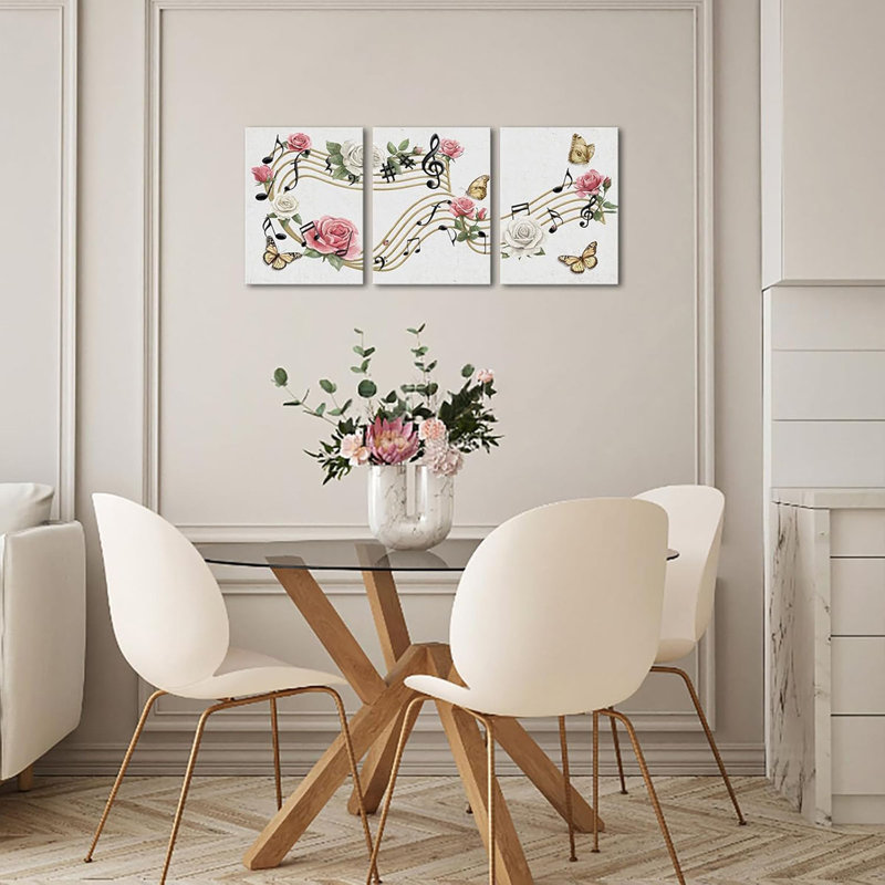 3 Piece Wrapped Canvas Wall Art