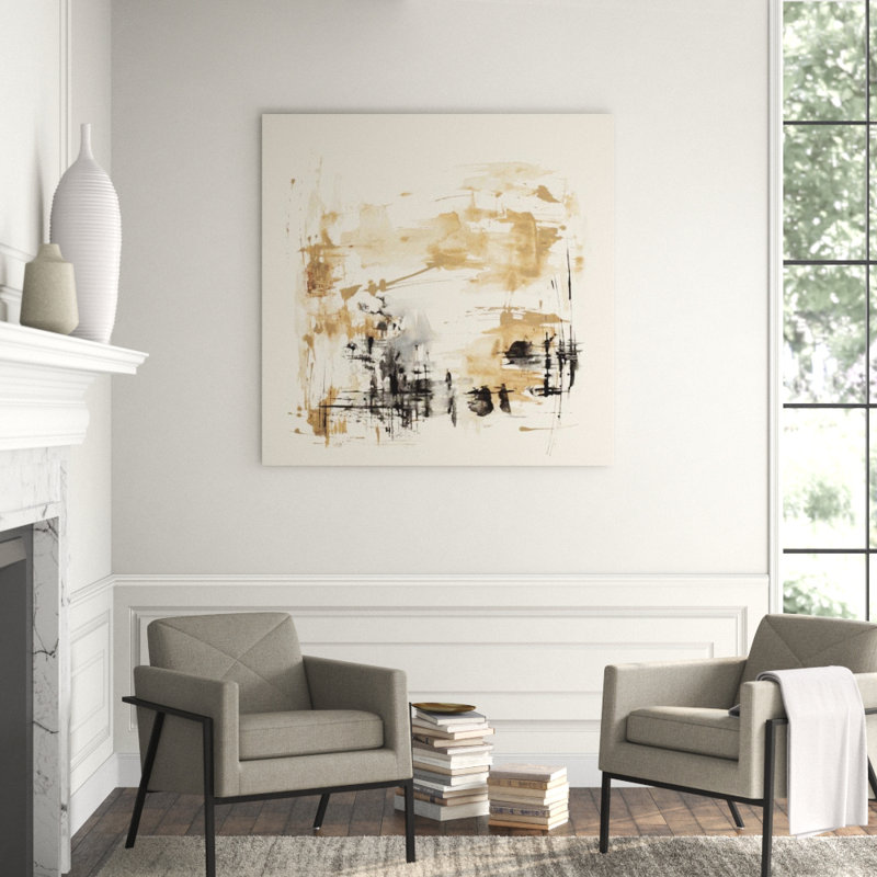 Color Turmoil IV Print by Sara Brown, 54" H x 54" W, Outdoor