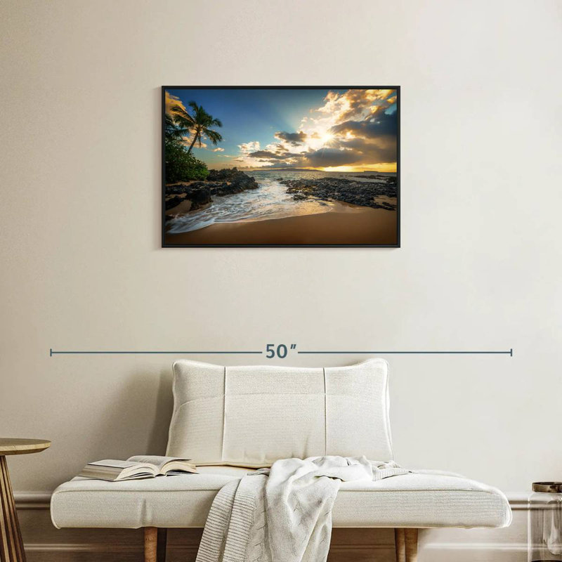 Gillard Makena Cove, ciel coucher de soleil, H 21 po x l 31 po