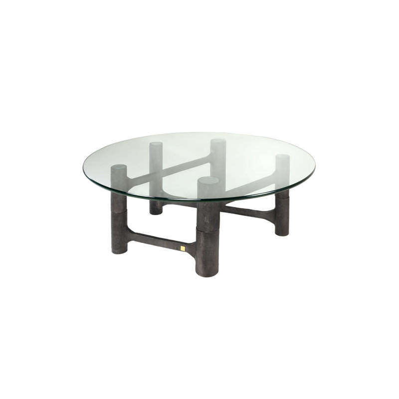 Table basse abstraite, H 16 po x L 43 po x l 43 po