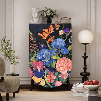 New Chinese-style retro wardrobe