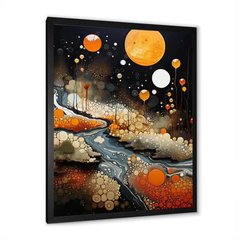 Collage Geyser Geotheral Wonders II sur toile, H 32 po x l 16 po x P 1 po, Cadre photo noir
