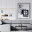 Caméra antique - Toile encadrée pour homme Cave Home Decor
