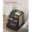 Superfast Toolless Assembly Bedside Table With 3 Storage Drawers-1671740058