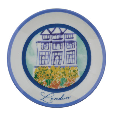 Assiette 6 "Grand Tour London