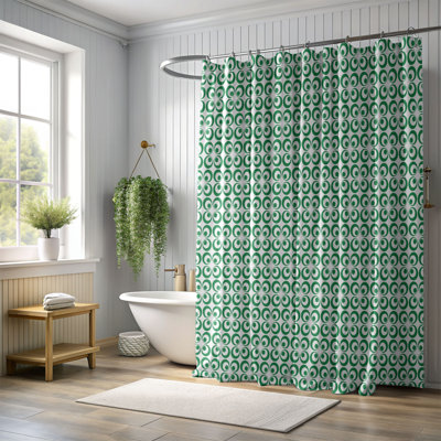 Subtle Structure - Premium Shower Curtain_0148