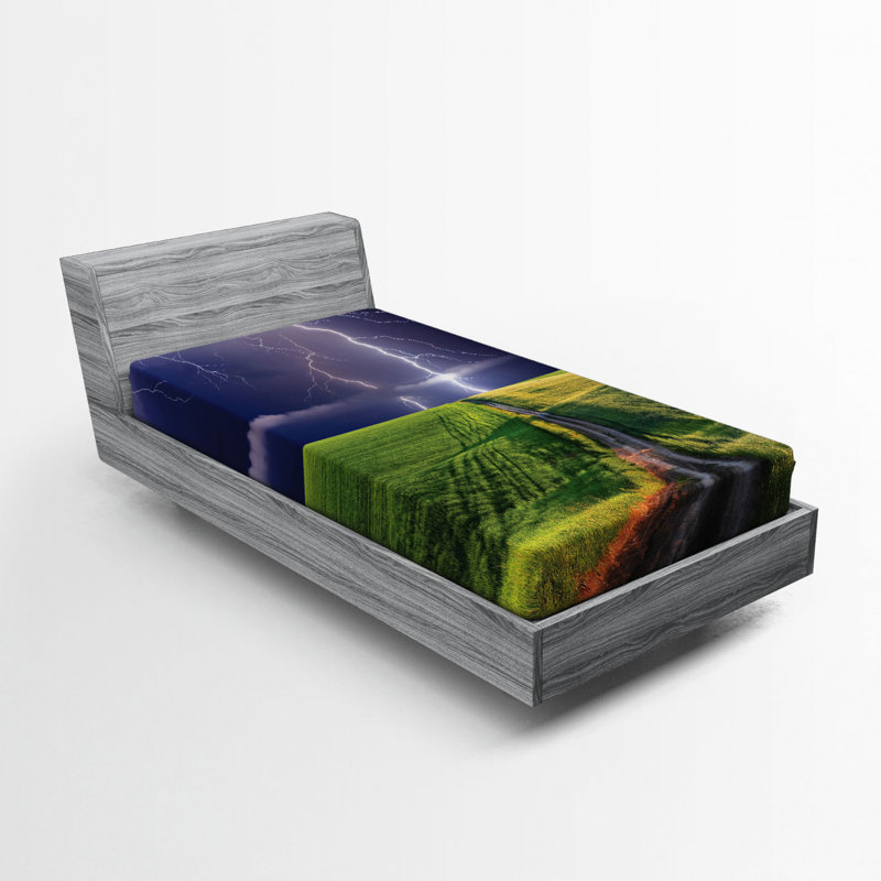 Microfiber Fitted Sheet, Twin Fitted Sheet