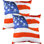 Ensemble de 2 housses de coussin décoratif du 4 juillet, drapeau américain, décor patriotique 18 po x 18 po