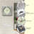 Orrwell Square Plastic Wall Clock 9.25 Inches-112014319