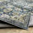 Stankiewicz Machine Washable Performance Non-Skid Blue/Gold Rug Mat-543270267