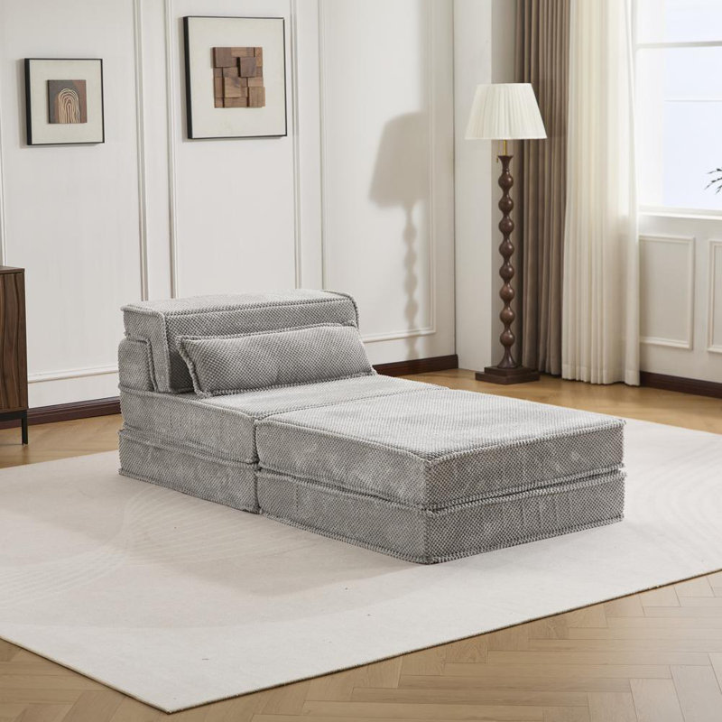 Single Seater and 1 Ottoman (Dark Gray)