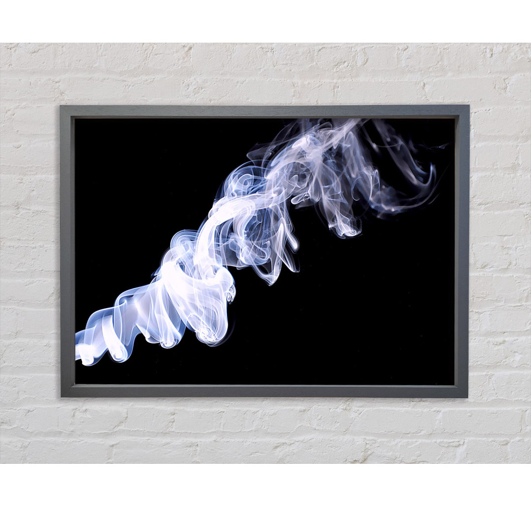 Smoke Swirl - Einzelner Bilderrahmen Kunstdrucke auf Leinwand