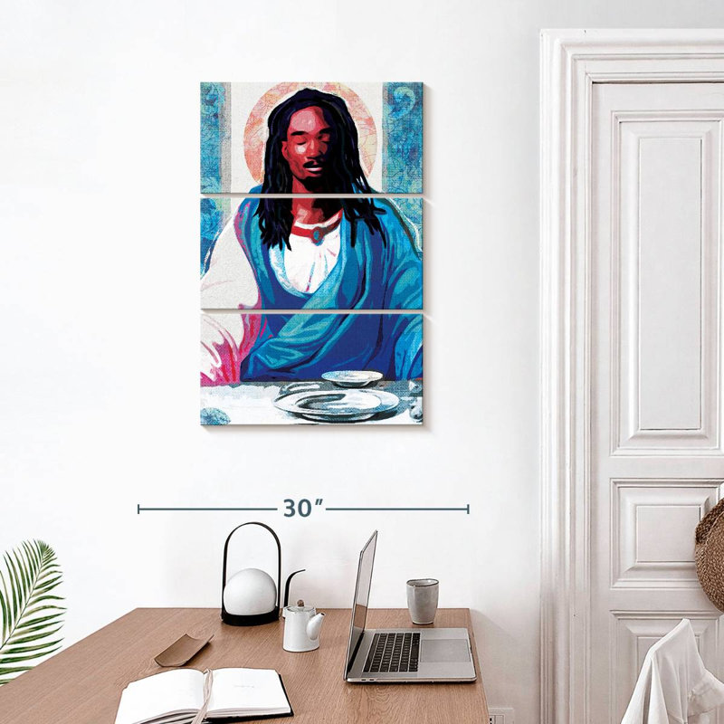 Adella Black Christ, 32" H x 20" W