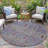 Machine Washable Indoor/Outdoor Xhevrie Blue Rug-111946555