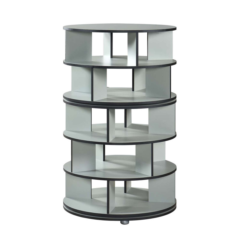 5-Tier Rotating Shoe Rack, 360° Revolving Lazy Susan Spinning Shoe Rack Tower Storage Organizer for Closet Entryway Bedroom Hallway