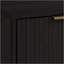 Commode Granville en noir (3 tiroirs)
