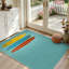 Tapis d'intérieur jaune lavable à la machine-129431414