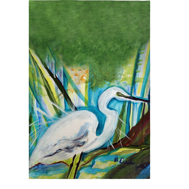 Serviette d'invité Betsy Great Egret