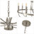 Pippy 12 - Light Geometric Chandelier-1562673838