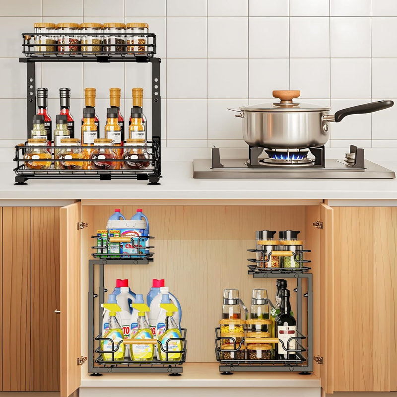 Stainless Steel Under Sink Organizer