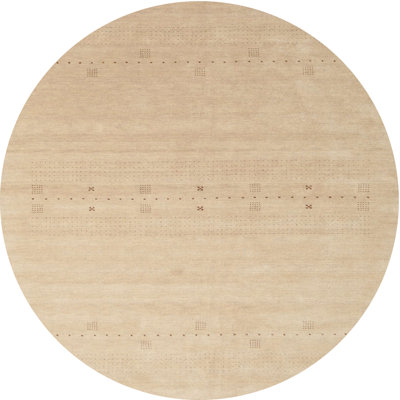 Tapis abstrait crème