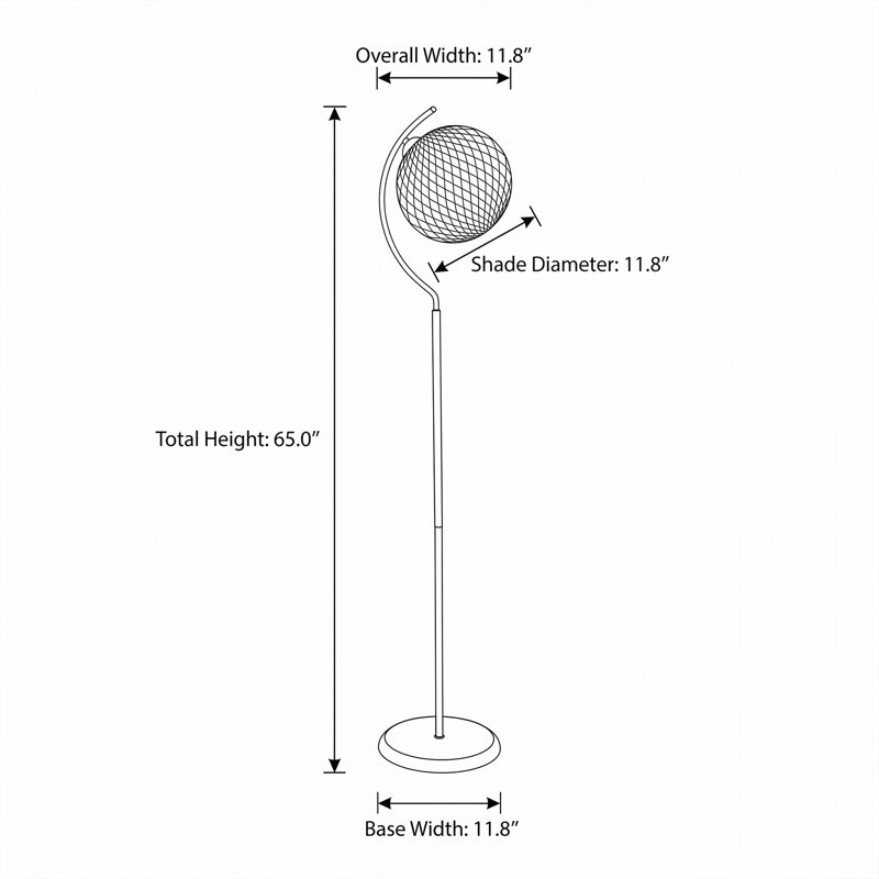 Lampe sur pied Artisan
