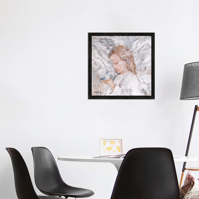 Debi Coules - Painting on Canvas, Black Framed, 45.72 cm H x 45.72 cm W