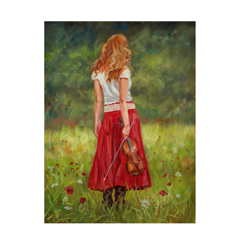 Art sur toile David Stribble The Violinist, H 14 po x l 19 po