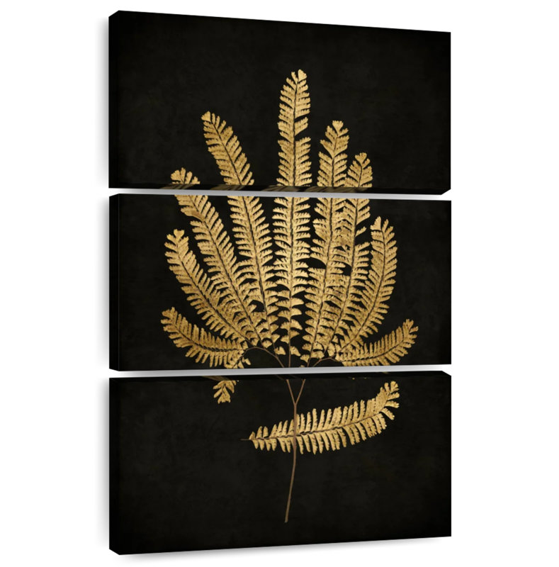 Harnek doré, détail de la nature II, H 45 po x l 28 po