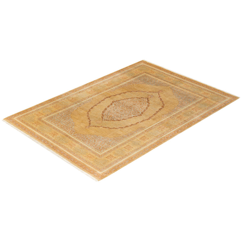 Classic One-of-a-Kind 6'3" X 8'10" Hand Knotted Area Rug