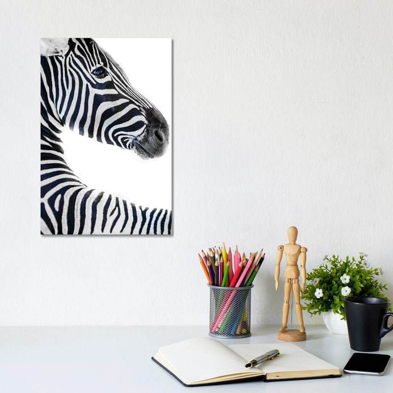 Zebra 6 by Goran Anastasovski - Wrapped Canvas Print, 20.32 cm H x 30.48 cm W