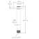 Ceiling Mounted Rain Shower Arm and Flange Kit