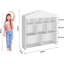 11.81cm H x 40.94cm W Bookcase