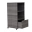 Valet pour serviettes en rotin 117 gallons Kinbor