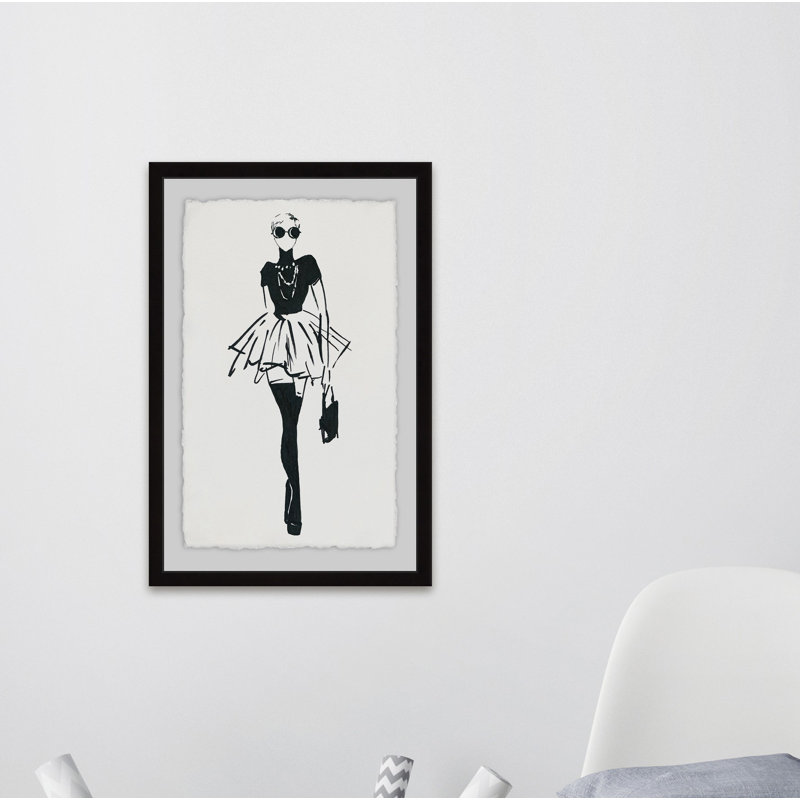 Strut 1 Piece Single Picture Frame Painting, 91cm H x 61cm W x 3.81cm D