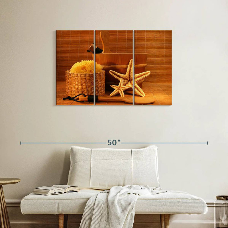Sauna Essentials, 24" H x 38" W