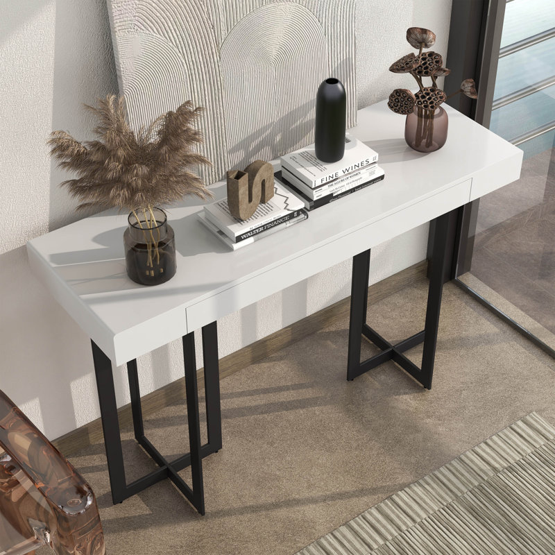 Console Desales, Blanc
