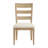 7-Piece Extendable Dining Set with Upholstered Ladder-Back Chairs