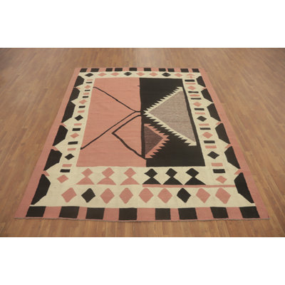 Tapis oriental en laine Kilim 8 x 10