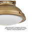 Luminaire encastré en laiton poli de 14 po à deux têtes-1899970334-1899970329