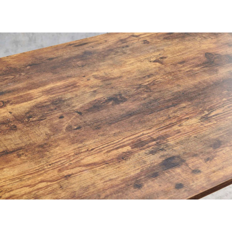 Table de salle à manger rectangulaire, Brun