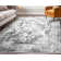 Kazzandra Zazzle Argos Vintage Modern Ivory Black Area Rug