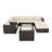 Jossif 9 - Person Patio Conversation Sets with Cushions