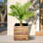 Galvanized Steel Metal Planter Box, Large Rectangular Planter Box with Drainage Holes, Modern Outdoor Planter Box for Indoor & Outdoor Use, Tall Plants, Flowers or Shrubs-1420004110-1430869426