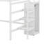 Lit mezzanine double avec garde-robe et escalier-1794042568