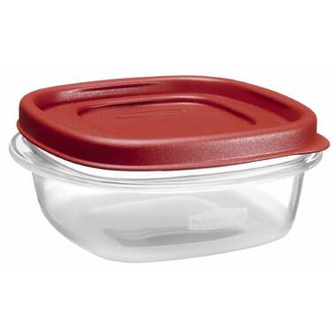Rubbermaid Easy Find 1.25 cup Container, Chili Red