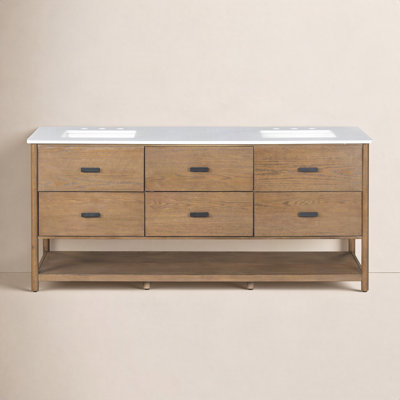 Kaplan 72" Double Bathroom Vanity