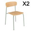 Cedric 45cm H Stacking Side Chair-238550130
