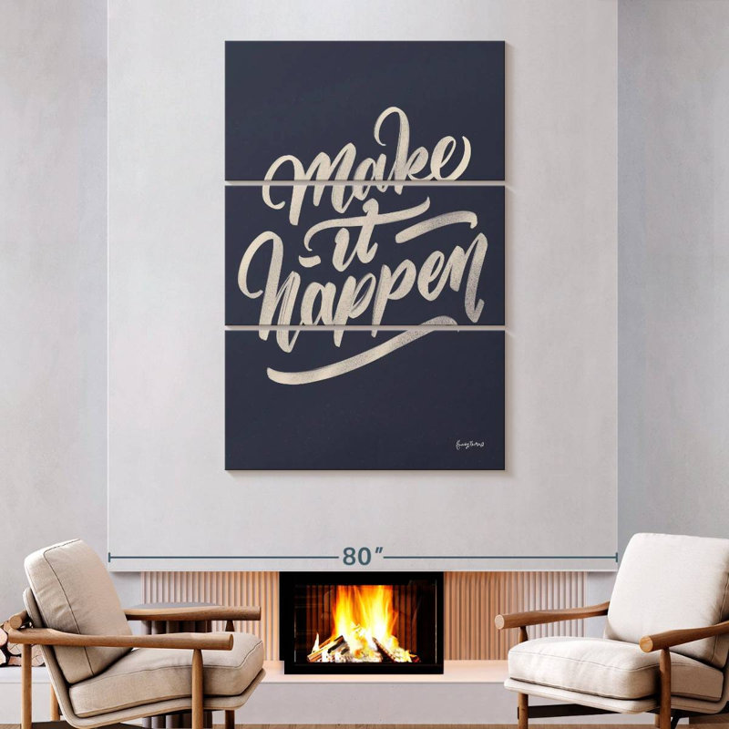 Tergel Make It Happen, 74" H x 48" W