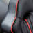 Inbox Zero Swiveling PC & Racing Game Chair with Built-in Speakers in Black